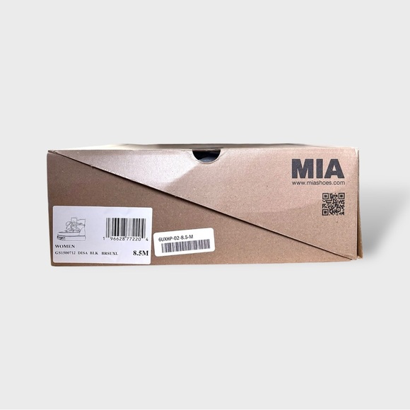 MIA Disa Black Faux Suede Women’s Lace Winter Vegan Boots Sz 8.5